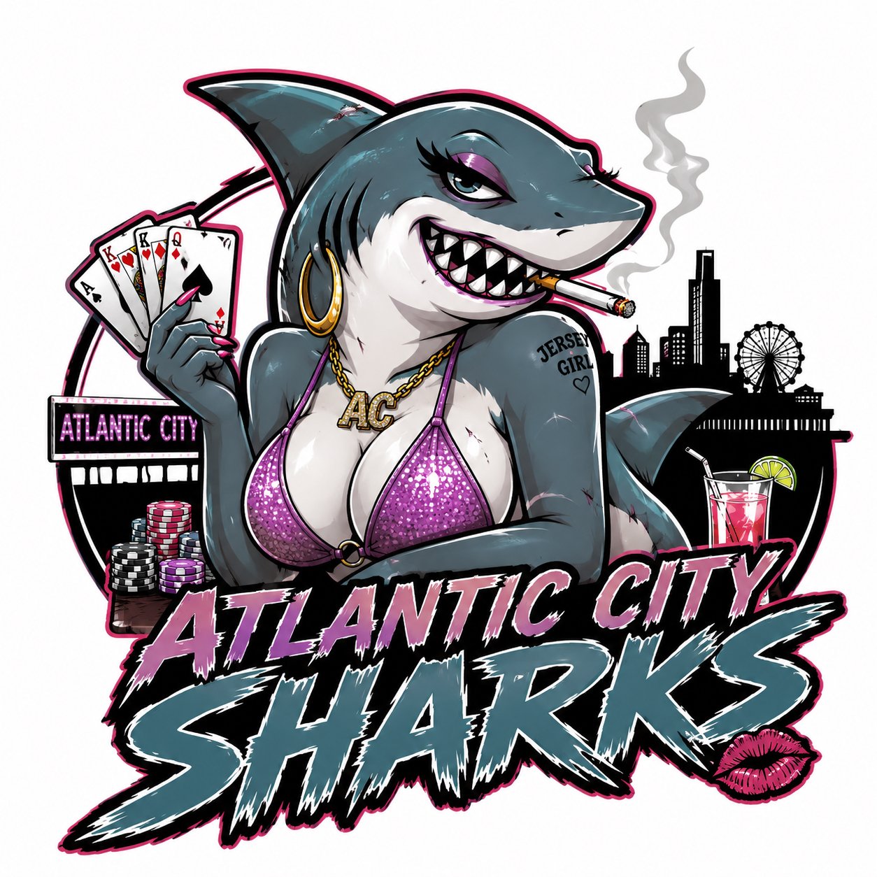 Atlantic City Sharks logo